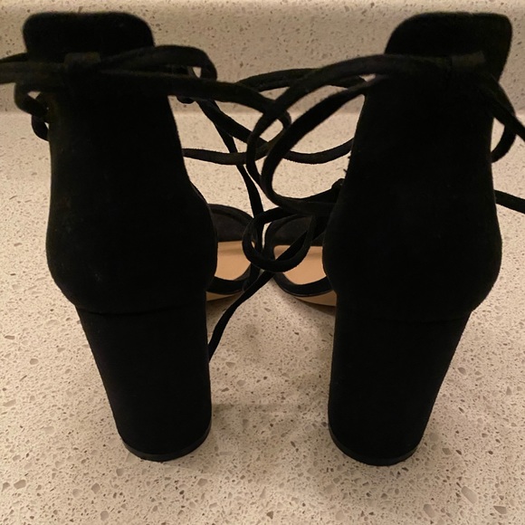 Aldo Black Strappy Heels - Picture 6 of 6